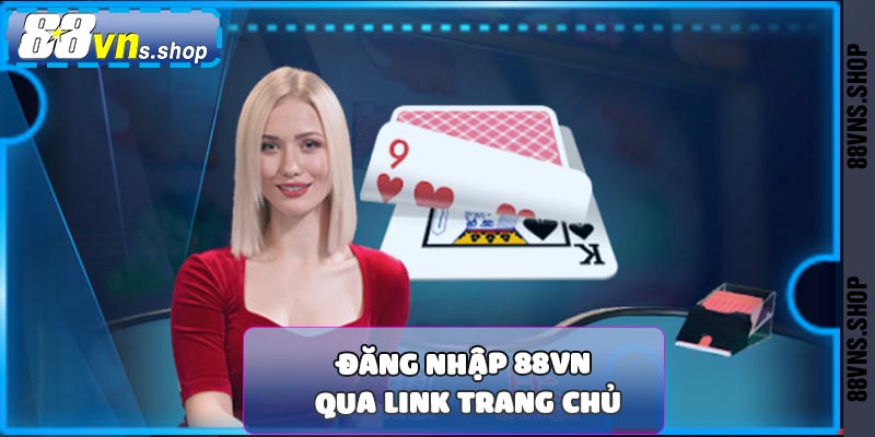 Hướng dẫn đăng nhập qua link trang chủ